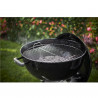 Gratar pe carbuni Weber Classic Kettle 1341504, 57 cm, Otel emailat, Reglare flux aer, 2 roti, 2 manere reci, Termometru, Negru