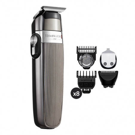 Trimmer pentru par, barba si corp Remington PG9100, Autonomie 60 min., Rezistent la apa, Incarcare rapida, Negru