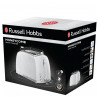 Prajitor de paine Russell Hobbs 26060-56, 850W, 2 felii, Orificii late, Dezghetare, Alb