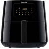 Friteuza cu aer cald Philips HD9280/70, 6.2L, 2000W, LED, 7 programe, Cu 90% mai putina grasime, Rapid Air, Negru