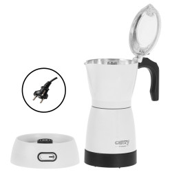 Cafetiera electrica Camry CR 4415W, 480 W, 300 ml, 6 cesti, Oprire automata, Alb