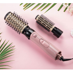 Perie pentru uscare si coafare Remington AS5901 Coconut Smooth, 1000 W, Cool Shot, 2 viteze, Advanced Ceramic, Roz