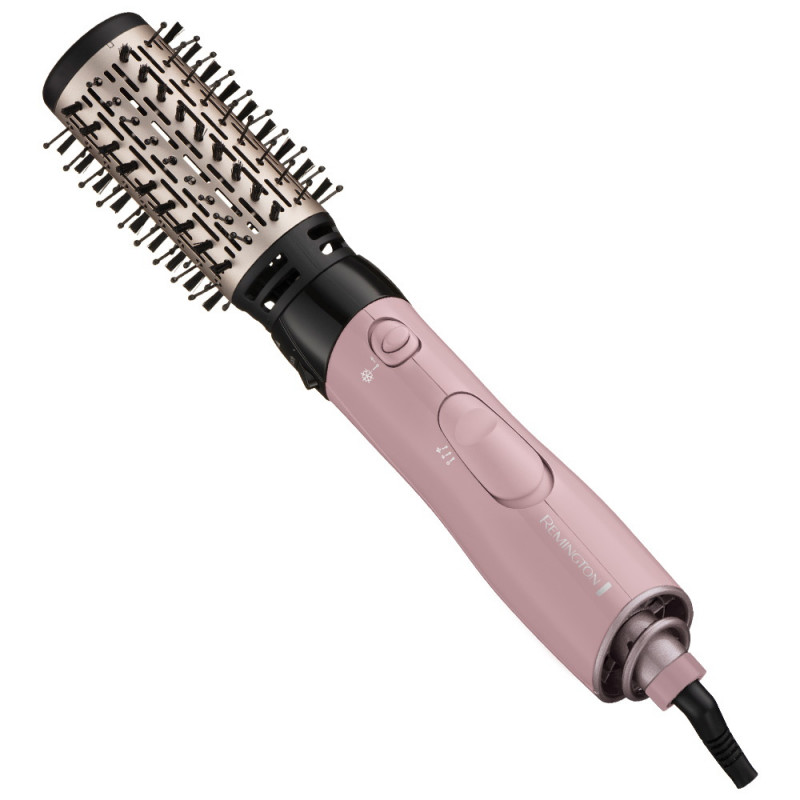 Perie pentru uscare si coafare Remington AS5901 Coconut Smooth, 1000 W, Cool Shot, 2 viteze, Advanced Ceramic, Roz