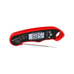 Termometru digital pentru gatit DT126, -50°C - 300°C, Rezistent la apa, Afisaj LCD, Rosu