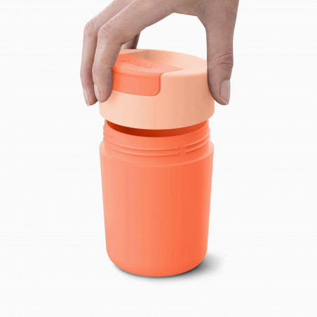 Thermos Joseph Joseph Sipp 81123, Capac etansare, 340 ml, Fara BPA, Coral