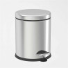 Set de baie Vinoks 650400, Cos 5 litri, Perie WC, Dispenser, Suport periute, Inox