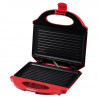 Sandwich maker Rosberg R51442L, 750W, Grill placi antiaderente, Rosu