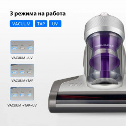 Aspirator împotriva acarienilor JIMMY JV35, 700 W, 16 000 Pa, Funcție de aspirare, Sterilizare prin încălzire, Filtrare în 6 trepte, Gri