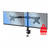 Suport monitor Esperanza ERW018, 2 monitoare, 10"-27", VESA 75/100 mm, Pana 8 kg per brat, Negru