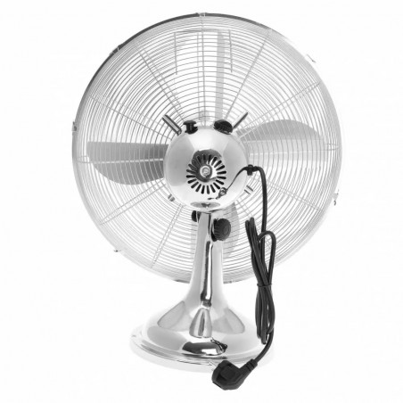 Ventilator de masa Klausberg KB 7538, 40 cm, 55 W, Otel inoxidabil, Oscilatie, 3 viteze, Inox