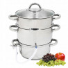 Oala de facut sucuri Topfann GS-01201-26JS-1, 8 l, 26 cm, Inductie, Inox