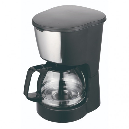 Cafetiera Rosberg R51170F, 600W, 600 ml, Cana din sticla, Filtru din plastic, Negru