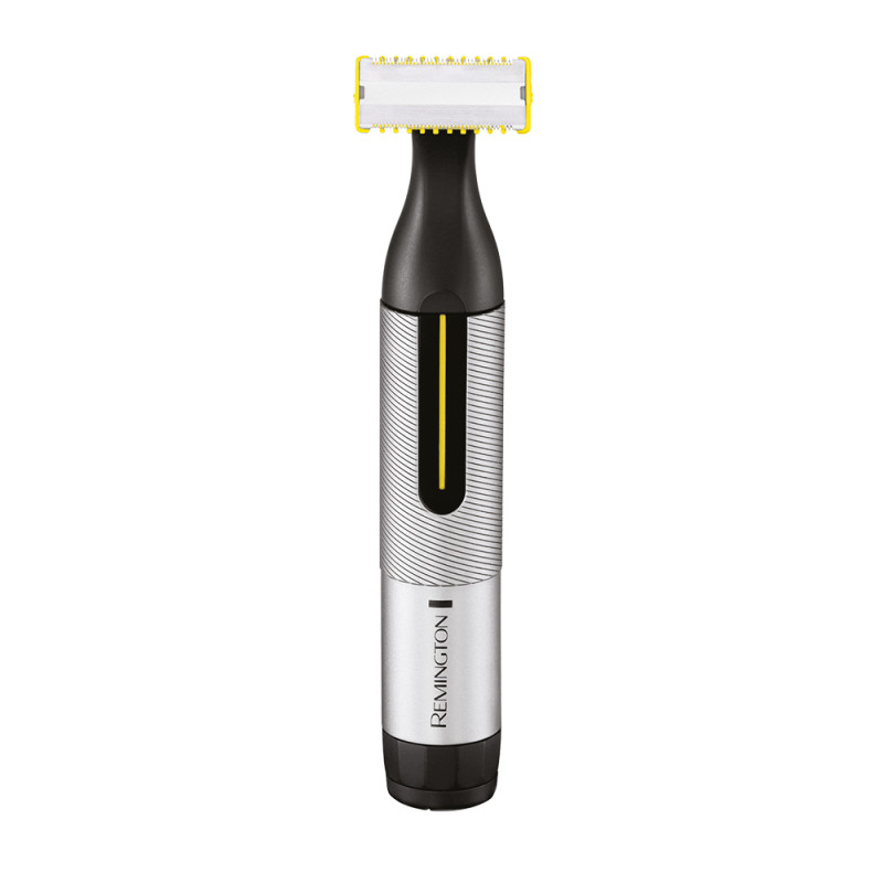 Trimmer pentru fata si corp Remington Omniblade HG5000, 60 min functionare, 7 atasamente, Fara fir, Alb/negru