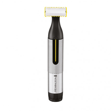 Trimmer pentru fata si corp Remington Omniblade HG5000, 60 min functionare, 7 atasamente, Fara fir, Alb/negru