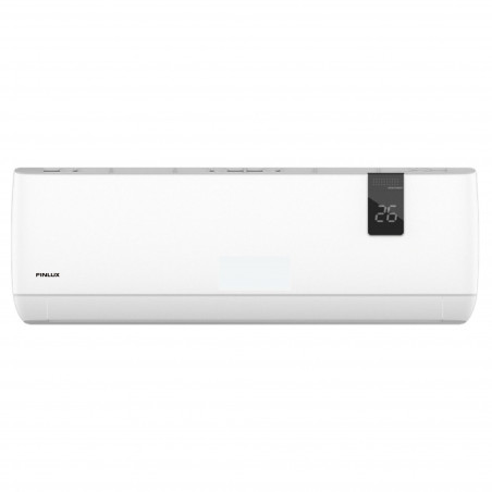 Aparat de aer condiționat cu invertor Finlux 18JLK46NVS, 18000 BTU, A++/A+++, Condensator placat cu aur, Unitate de încălzire pentru exterior, Wi-Fi, Suflare 4D, Alb