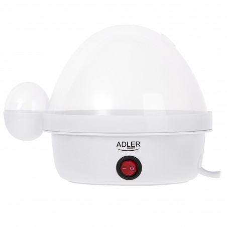 Aragaz ouă Adler AD 4459, 450W, Pentru 7 ouă, Oprire automată cu semnal, Alb