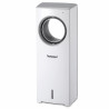 Racitor si umidificator fara aripioare Techwood TRF-7008, 110W, Oscilatie, 3.22 m/s, 7.14 m³/min, 3 viteze, Timer, Alb