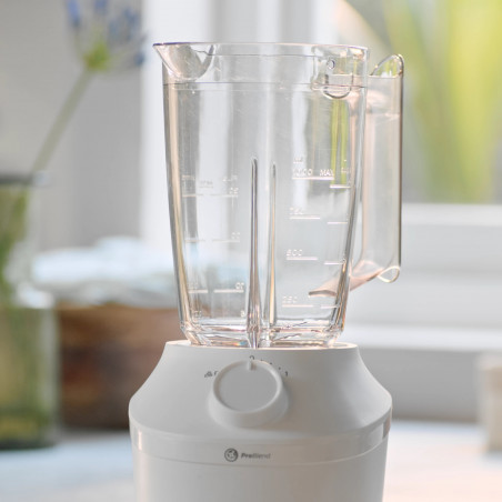 Blender Philips HR2041 / 00, 450W, ProBlend, Zdrobitor de gheata, 1 litru, Pulse, Alb