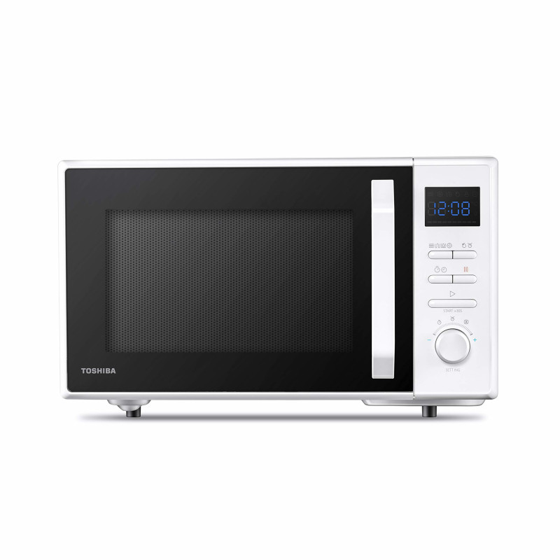 Cuptor cu microunde 4in1 Toshiba MW2-AC25TWH, 25L, Acoperire ceramica, 950W, Grill 1100W, Convectie 2100W, Alb