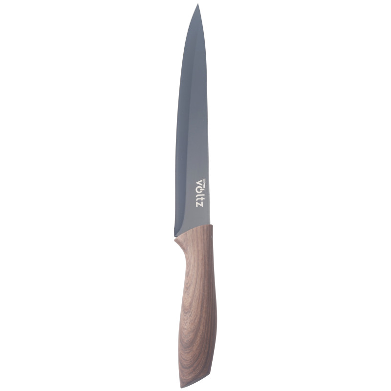 Cutit pentru file Oliver Voltz OV51633WC, 20 cm, Maner ergonomic, Maro