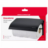 Suport pentru hartie de bucatarie Klausberg KB 7714, 13.5x25x2 cm, Otel inoxidabil, Negru