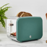 Toaster Swan ST14610GREN, 900 W, 2 felii, 6 niveluri, Tava firimituri, Dezghetare, Verde