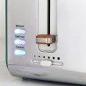 Toaster Swan ST14610GREN, 900 W, 2 felii, 6 niveluri, Tava firimituri, Dezghetare, Verde