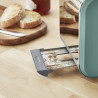 Toaster Swan ST14610GREN, 900 W, 2 felii, 6 niveluri, Tava firimituri, Dezghetare, Verde