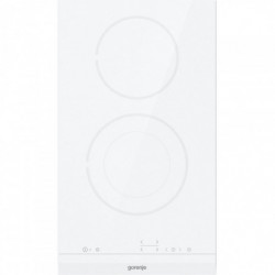 Plita vitroceramica incorporabila Gorenje ECT322WCSC, 2900W, 2 zone, 8 trepte, StopGo, StayWarm, Electrica, Alb