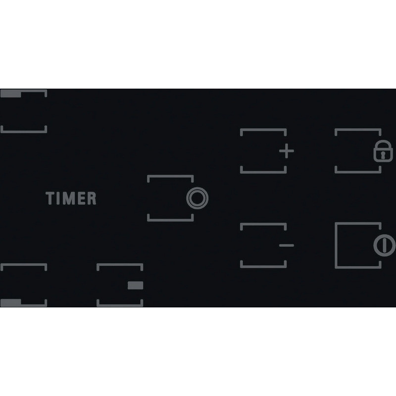 Plita vitroceramica incorporabila Hotpoint-Ariston HR 603X/1, 4500W, 4 zone, 9 trepte, Timer, Electrica, Negru