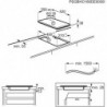 Plita vitroceramica incorporabila AEG HRB32310CB, 2900W, 2 zone, 9 trepte, OptiHeat, Timer, Electrica, Negru