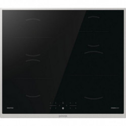 Plita vitroceramica incorporabila Gorenje GI6401BX, 7200W, 4 zone, 9 trepte, PowerBoost, Timer, Inductie, Negru