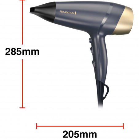 Uscаtor pentru par Remington Sapphire Luxe D5805, 2200 W, 2 viteze, 3 setari de temperatura, Bleumarine