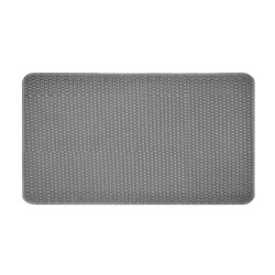 Pad pentru litiera pisici PetWant Litter Clean Pad, Design cu 2 straturi, Impermeabil, Gri