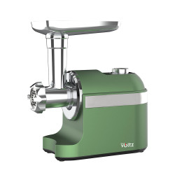 Masina de tocat carne cu atasament pentru rosii Oliver Voltz OV51991F, 1600W, Accesoriu pentru carnati, Verde