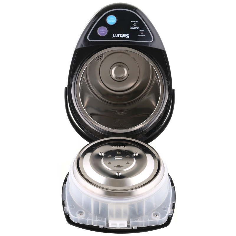 Termos electric Saturn ST-EK0035, 750W, 4 L, Baza rotativa, Protectie termica fara apa, Inox