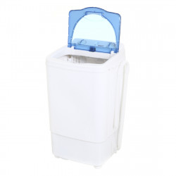 Masina de spalat semiautomata Saturn ST-WM0615, Clasa G, 8 kg, 350W, 2 programe, Timer, Albastru/Alb