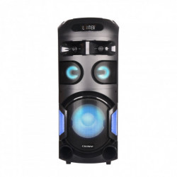 Sistem audio portabil Crown GTB-602TW, 350W, Ecran LCD, Tuner, SD, Bluetooth, Incarcare telefon, Microfon, Chitara, Negru