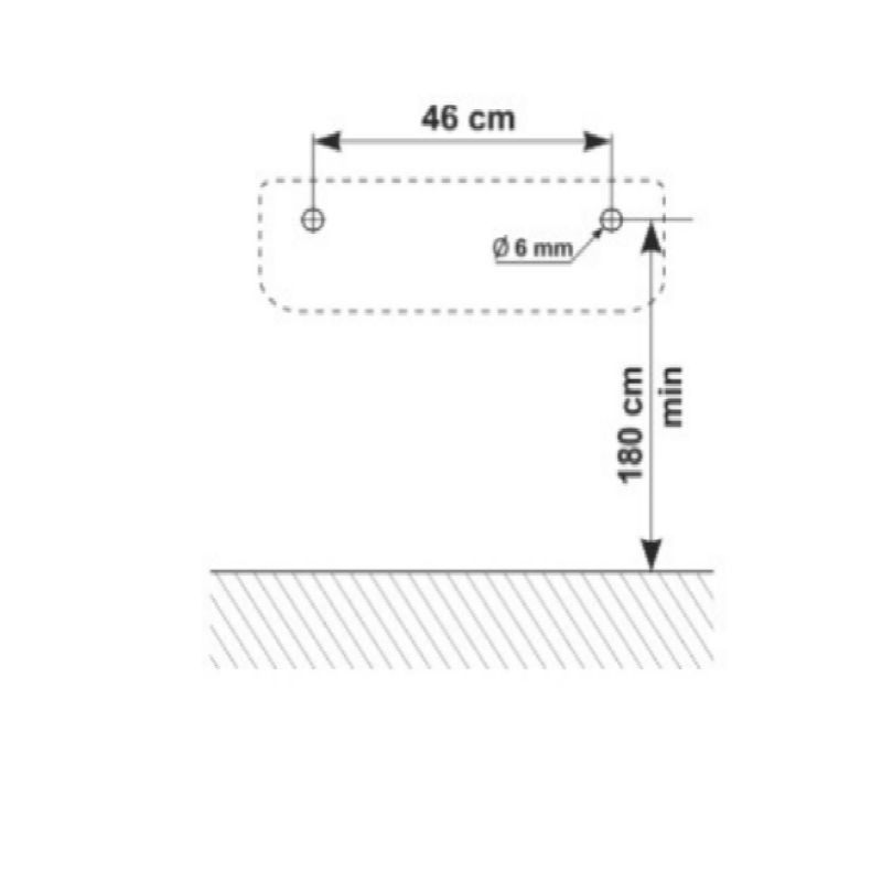 Aeroterma de perete Rosberg R51973A, 2000W, PTC, Timer, Telecomanda, LED, Alb