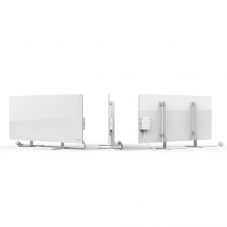 Convector electric AENO AGH0001S, 700W, 30 m2, Afisaj LED, Aplicatie mobila, Ultra subtire, Wi-Fi, Alb