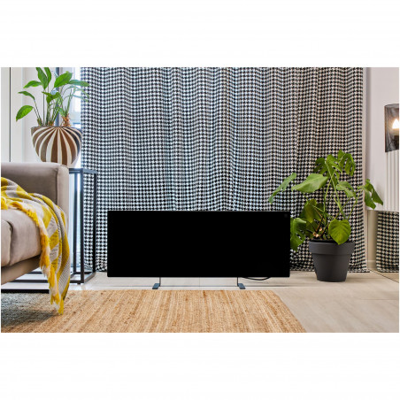 Convector electric AENO AGH0002S, 700W, 30 m², Afisaj LED, Aplicatie mobila, Ultra subtire, Wi-Fi, Negru