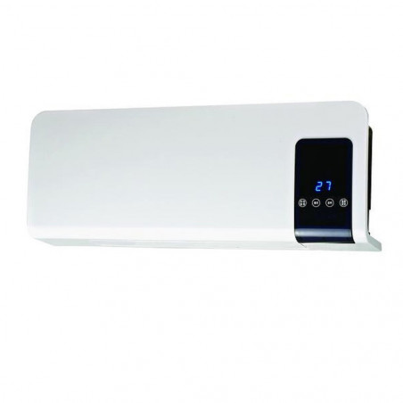 Incalzitor ceramic de perete Elite EHH-1381, 2000 W, 2 trepte, Max 45°C, Oscilatie, Timer, Alb