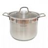 Oala cu capac sticla Bohmann BH 2823, 28 cm, 15 L, Inductie, Inox