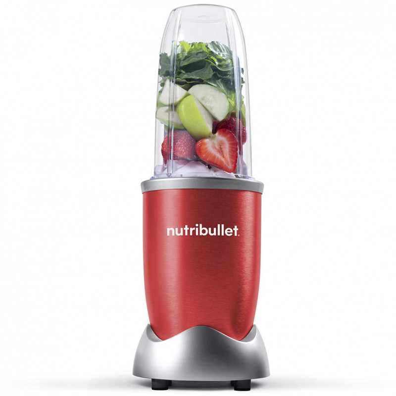 Blender Nutribullet NB907R, 900W, 950 ml, Zdrobire gheta, Puls, Fara BPA, Rosu