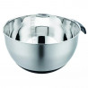 Cupa multifunctionala pentru salata Kinghoff KH 1861, 24 cm, 5 L, 3 razatori, Anti-alunecare, Inox / Negru