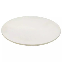 Placa piatra pentru copt si servit pizza Klausberg KB 7788, 33 cm, Manere metalice, Alb