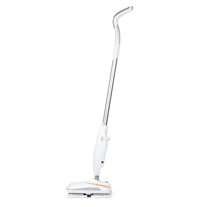 Mop electric Finlux Cleaner FPM-3555, 35W, Li-Ion 2200 mAh, Autonomie pana la 55 min., Indicator baterie, Alb