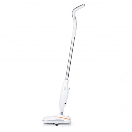 Mop electric Finlux Cleaner FPM-3555, 35W, Li-Ion 2200 mAh, Autonomie pana la 55 min., Indicator baterie, Alb