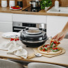 Cuptor electric pentru pizza Adler AD 6314, 1200W, 31.5 cm, Pana la 400°C, 5 setari de temperatura, Timer, Negru