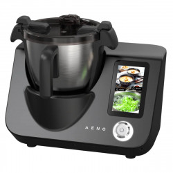 Robot de bucatarie 20in1 AENO CR1S GastroLab, 1000W, Wi-Fi, 8 programe, 12 trepte, 3.5l, Ecran tactil, Timer, Negru